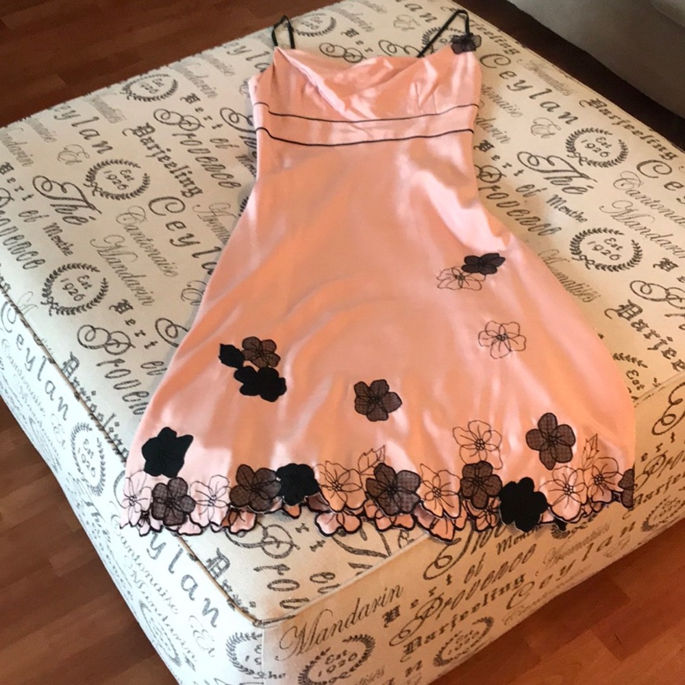 Pink and Black party dress